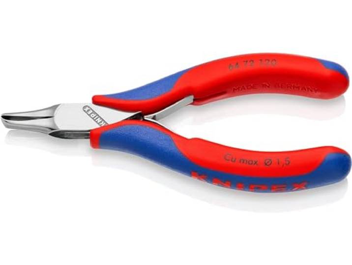 KNIPEX Elektronica-voorsnijtang met meer-componenten greep, 64 72 120