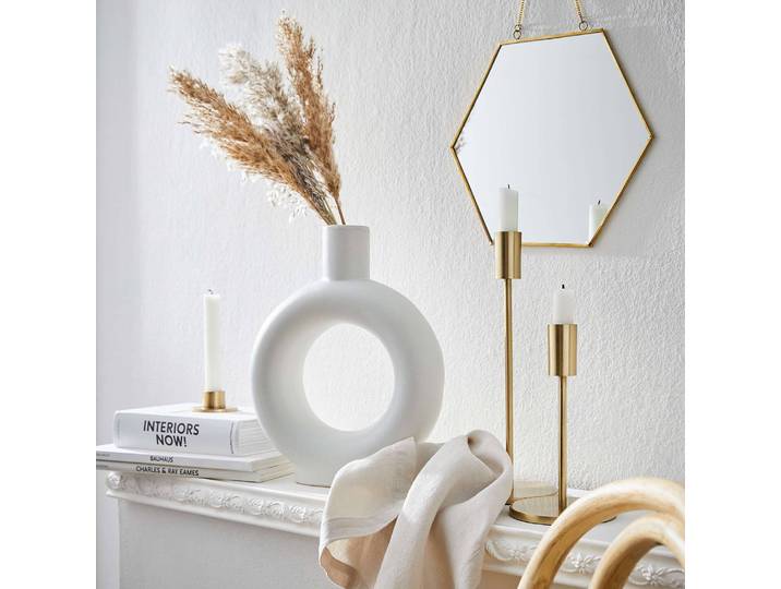Vase Ø 25cm Blanc/Blanc