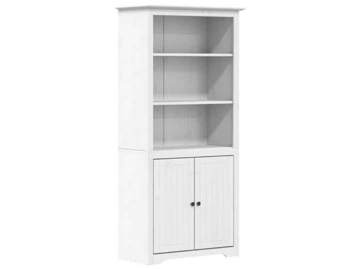 SALE 2026 Bibliothèque - Colonne/Meuble Étagère de rangement pour livres - BODO blanc 82x40x173cm - bois de pin massif 32 Kg 954120
