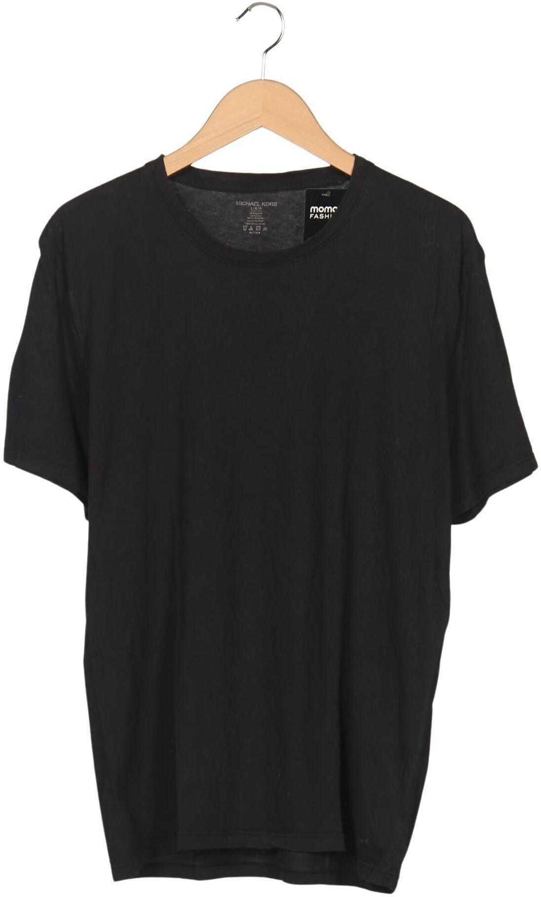 Michael Kors Mens Herren T-Shirt, Schwarz, Gr. L, Baumwolle - Second Hand