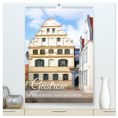 Güstrow - die Barlachstadt (hochwertiger Premium Wandkalender 2027 DIN A2 hoch), Kunstdruck in Hochglanz