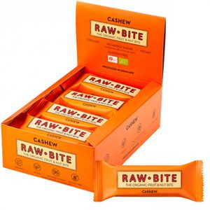 Raw-Bite Fruchtriegel Rohkost Riegel Cashew, BIO, ohne Zuckerzusatz, je 50 g, 12 Riegel