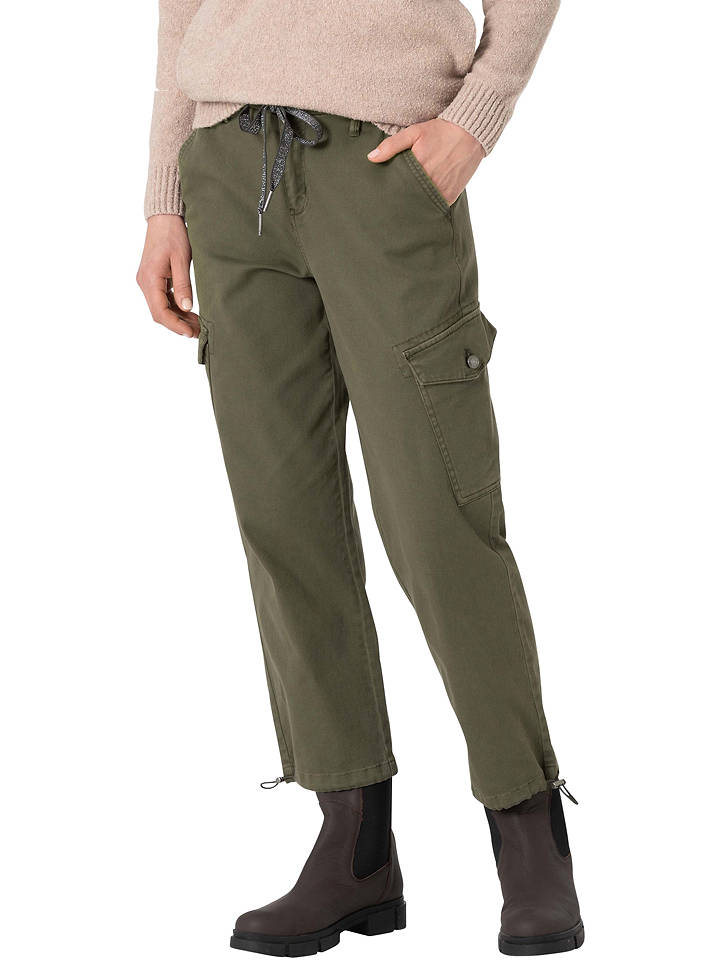 Timezone Cargohose in Khaki - W31