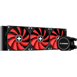 Xilence LQ360, CPU Wasserkühler, Schwarz, Rot