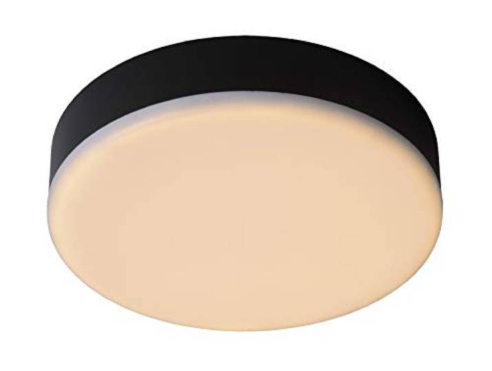 Lucide CERES-LED - Deckenleuchte Badezimmer - Ø 21,5 cm - LED Dim. - 1x30W 3000K - IP44 - Schwarz