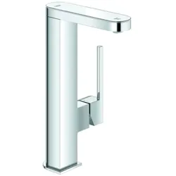 GROHE Plus Einhand-Waschtischbatterie, L-Size, Ausladung 120mm, mit digitalem Display, Push-open Ablaufgarnitur, Batteriebetrieb, 23959003