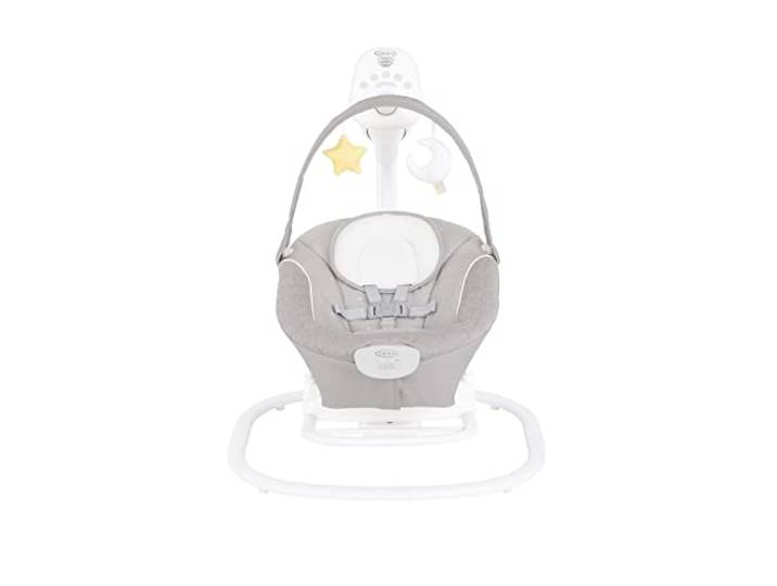 Graco SoftSway™ 2 in 1 elektrische Babyschaukel und Wippe, Starlight