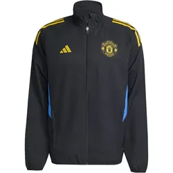 adidas Manchester United European Präsentationsjacke 2025/26 Herren JP3134 - black/hi-res blue/tribe yellow M