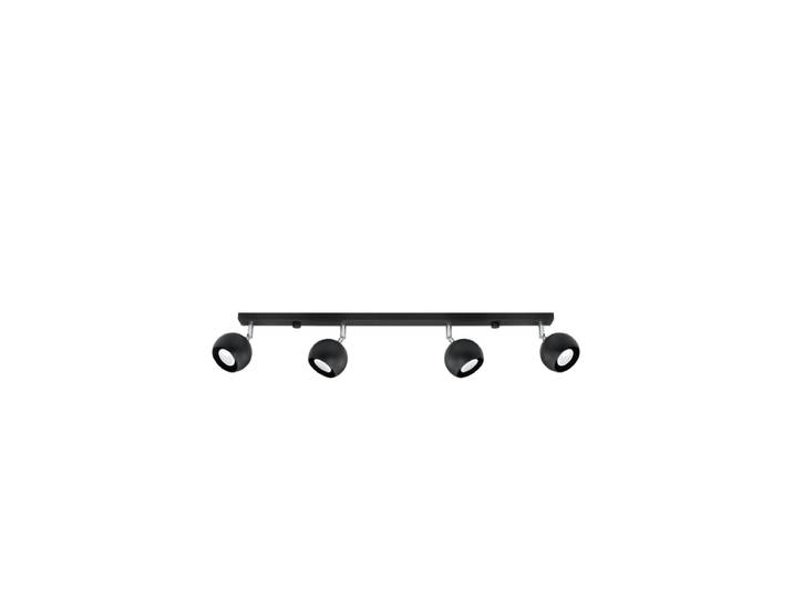 Design Deckenlampe „Oculare“ 4-flammig Schwarz Sollux Lighting