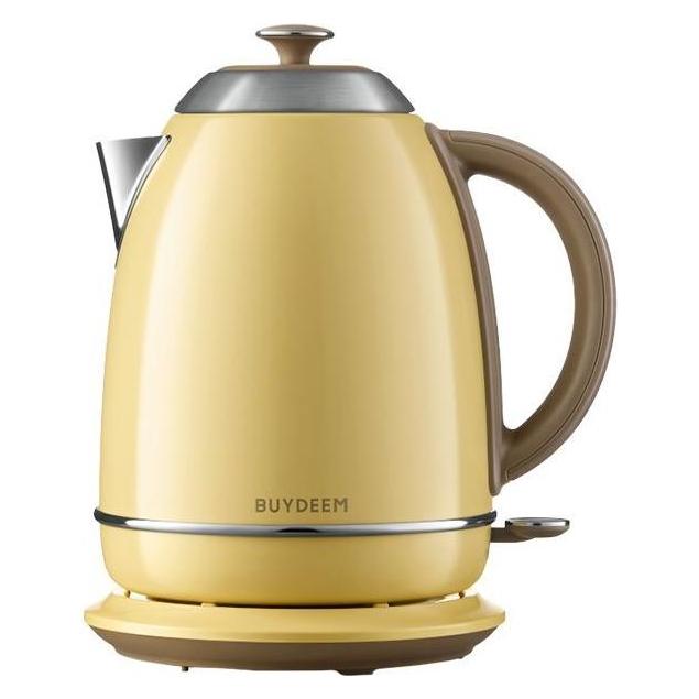 Buydeem Teapot Electric Kettle, model K640, color Mellow Yellow, EU (1.70 l) (BUYDEEM009)