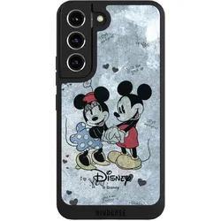 Nivocase Handyhülle für Samsung Galaxy S22 Hülle NIVOpure Case Schwarz Disney Vintage (Samsung Galaxy S22), Smartphone Hülle, Schwarz