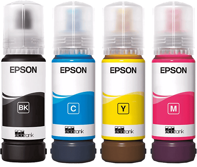 Cartucho de tinta - Epson 104 EcoTank, 4500 páginas Negro, 7500 color, Multicolor