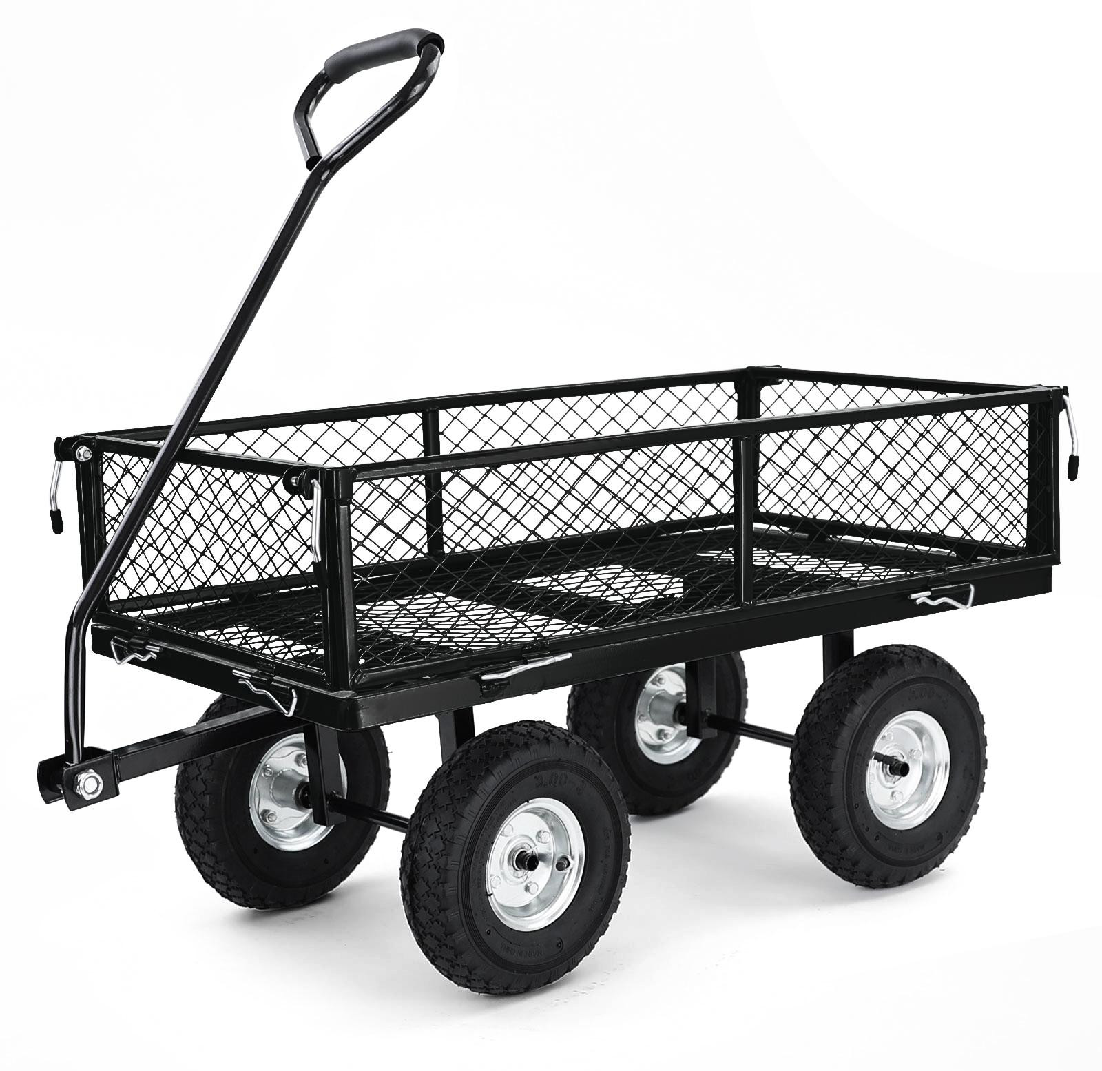 Carparts online GmbH Inklapbare Bollerwagen Tuinkar Zwart - Max. 250 kg