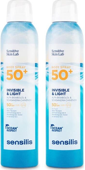 Sensilis Body Spray Suncare Invisible SPF50+ 2x200ml
