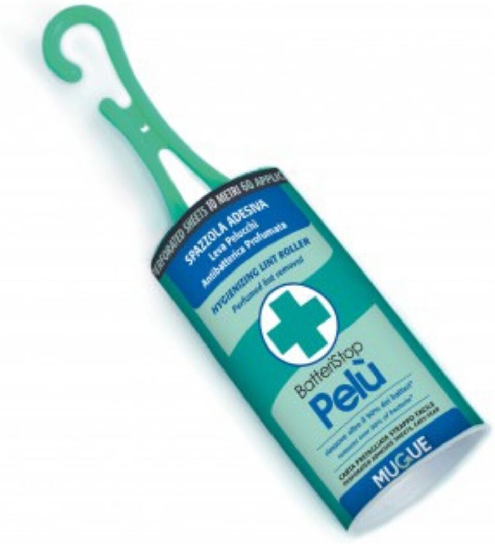 Mugue Spazzola Adesiva Leva Pelucchi Pelu' Batteri Stop