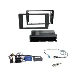 Audi A3 8P 2003 - 2012 Teilaktivsystem Einbauset 2-DIN Radioblende mit Fach+L...