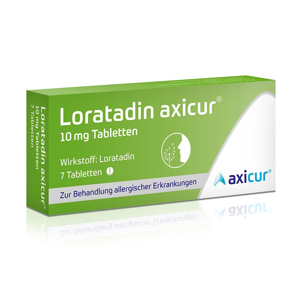 Loratadin axicur 10 mg Tabletten 7 St