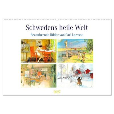 Schwedens heile Welt (Wandkalender 2027 DIN A2 quer), CALVENDO Monatskalender