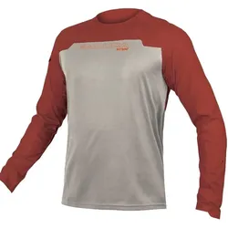 Endura Herren Fahrradtrikot MT500 BURNER JERSEY Brick - XXL - XXL