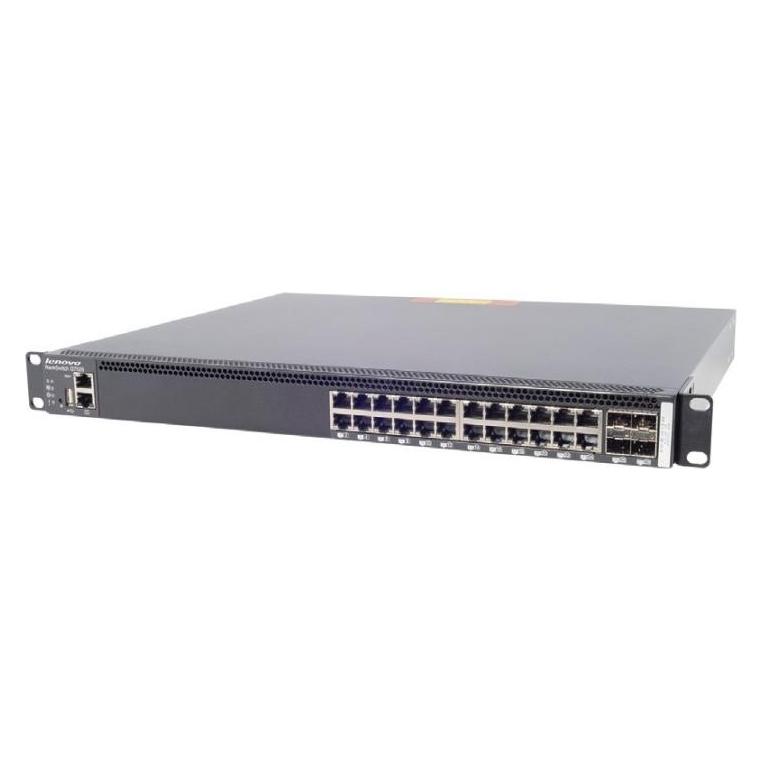Lenovo IBM RackSwitch G7028 Rear (24 Ports) (7159BAX)