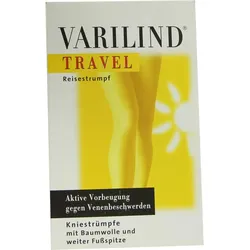 Varilind Travel Knie Baumwolle Blau L 2 ST
