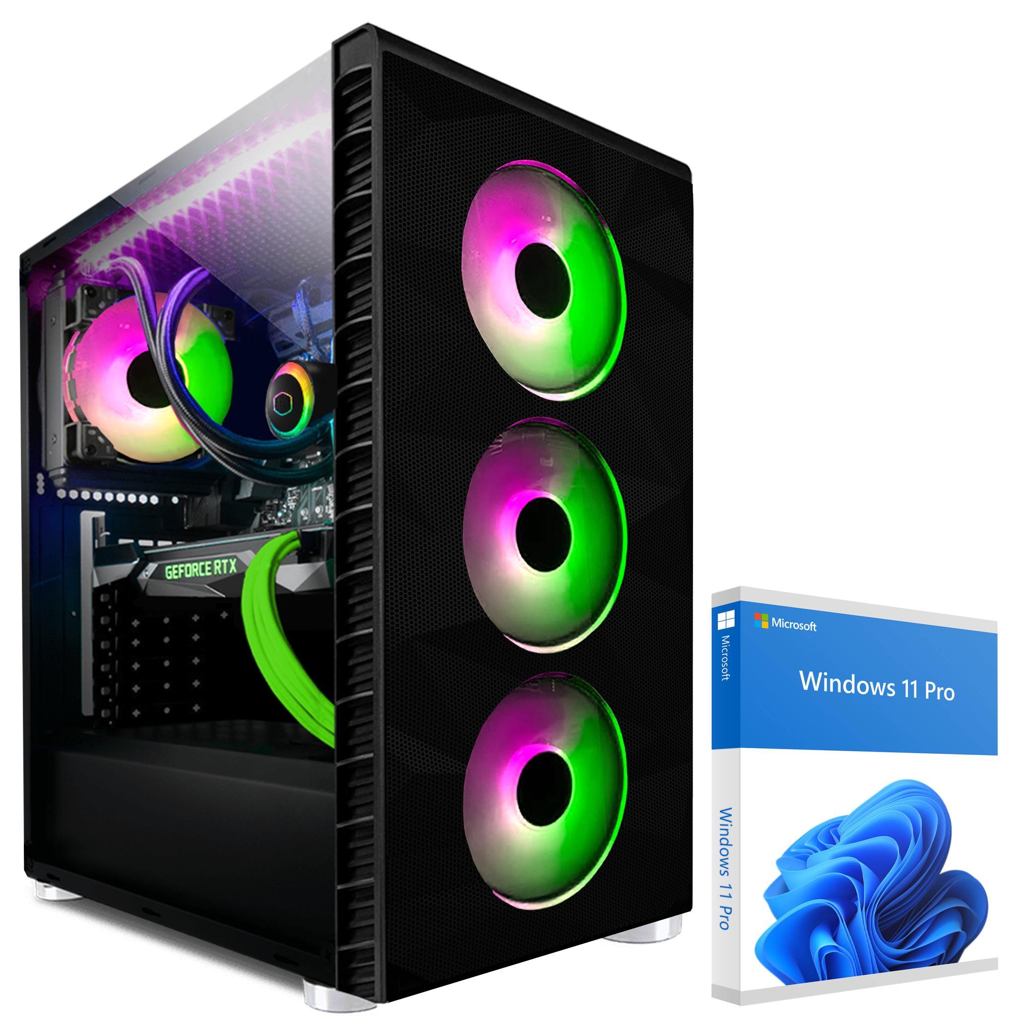 KRAFTPC High End Gaming Pc AMD Ryzen9 5950X - GeForce RTX5070 Ti 16GB - 2TB M.2 SSD - 64GB DDR4 - Win11 - WLAN - Gamer Pc Desktop Pc Gaming Computer