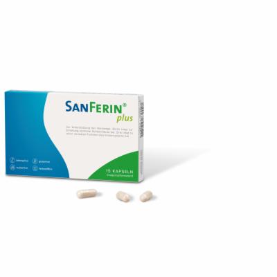 Volopharm GmbH Deutschland SANFERIN Plus magensaftresistente Kapseln 15 St 20351500