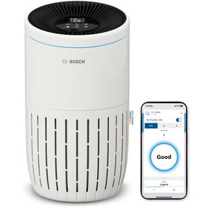 Bosch Luftreiniger Air 4000i, für Allergiker, mit Aktivkohle- & HEPA-Filter, weiß, CADR 300 m³/h für 62,5 m²