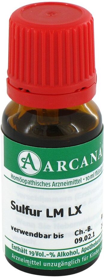 Sulfur Arcana Lm 60 Dilution 10ml