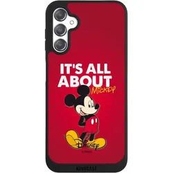 Nivocase Handyhülle für Samsung Galaxy A14 5G Hülle NIVOpure Case Schwarz Disney Maus Offizielles (Samsung Galaxy A14 5G), Smartphone Hülle, Schwarz