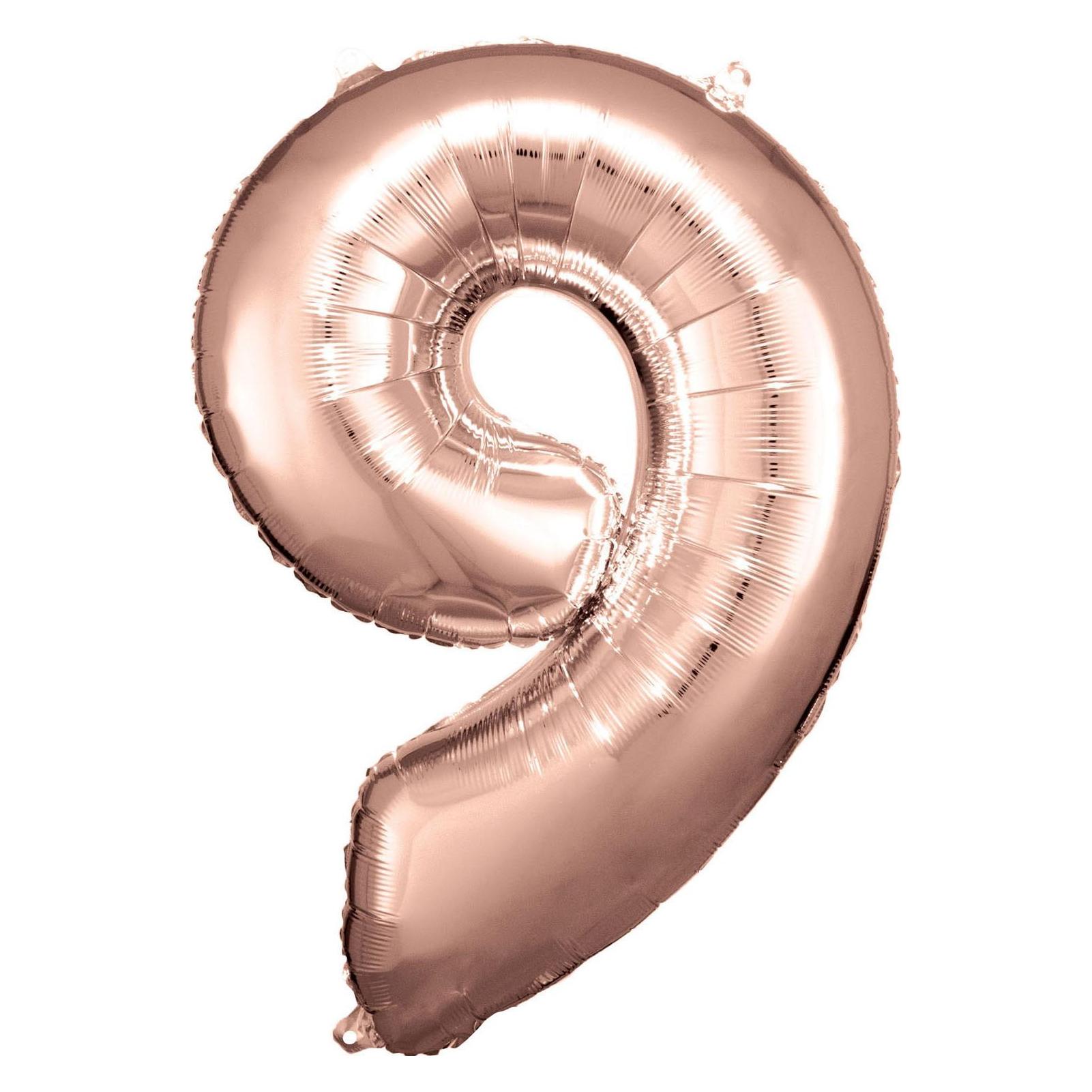 Amscan Folienballon Zahl 9 (5x) (9906284)