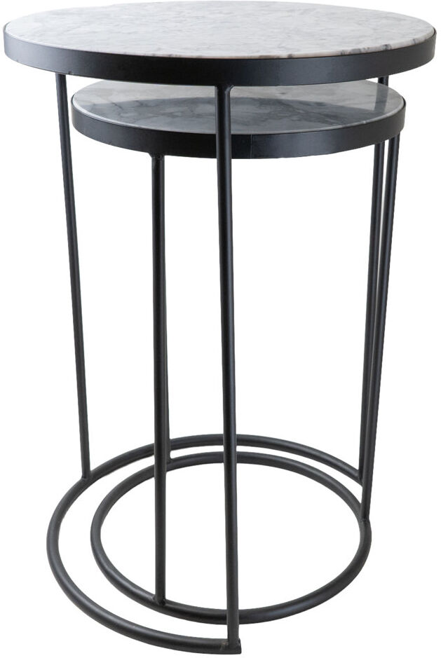 Ebern Designs Assael 2 - Piece Living Room Table Set Black