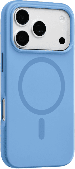 Funda móvil - CellularLine Aura Mag, Para Apple iPhone 18 Pro Max, MagSafe, Carga inalámbrica, Azul