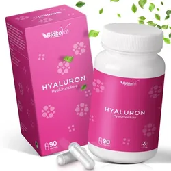 HYALURONSÄURE 500 mg vegan Kapseln 90 St