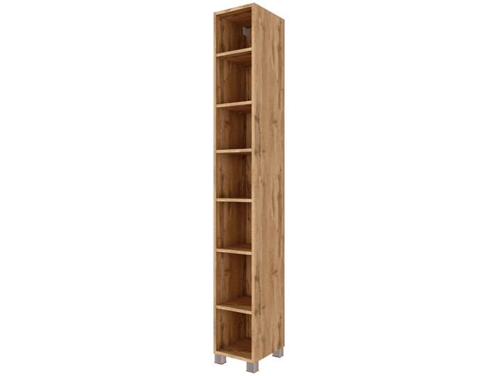 Vorratsschrank WELLTIME Horki , braun (wotaneiche), B:25cm H:180cm T:35cm, Holzwerkstoff, Schränke, Vorratsschrank, 25 cm breit
