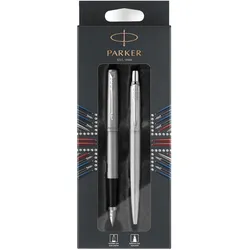 Parker, Schreibstifte, DuoSet JOTTER Füller & Kugelschreiber Edelst. M (2x)