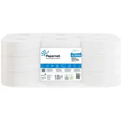 Toilettenpapier (Jumbo) 100mts 2Fls PAPERNET 18un