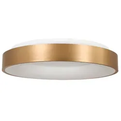 Deckenleuchte Deckenlampe Wohnzimmerlampe Küchenleuchte Ring goldfarben LED