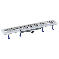 Polysan KLAVER Duschrinne 71 cm Kunststoff Edelstahl 73721