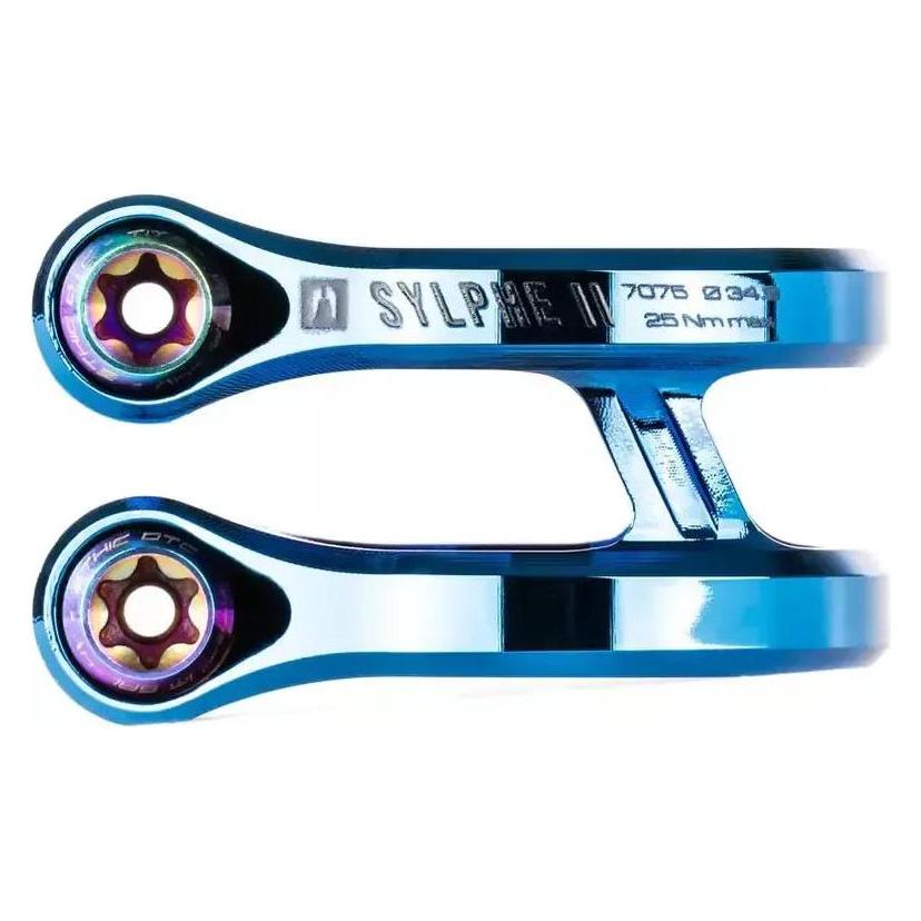 Ethic Sylphe V2 Freestyle Scooter clamp 34.9 -Blue Chrome (04991-Blue chrome)