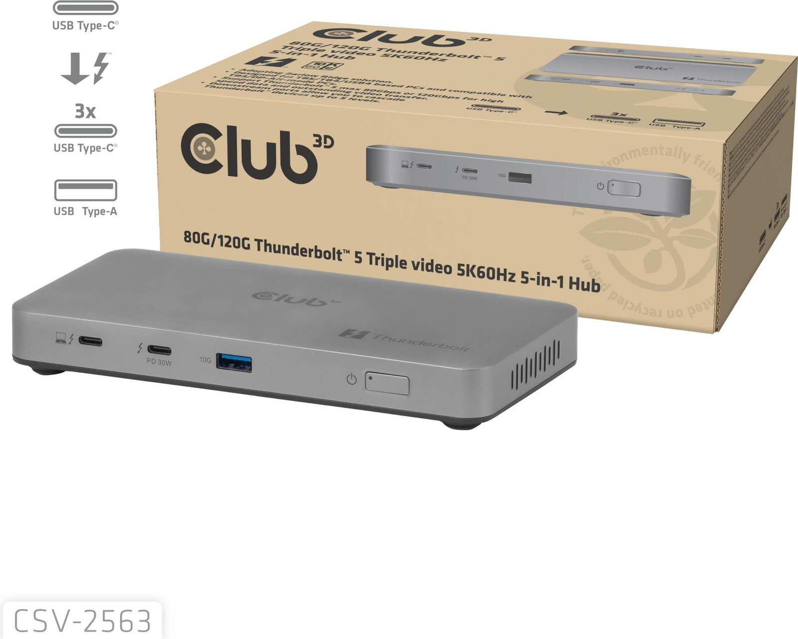 Club 3D CSV-2563 Dockingstation