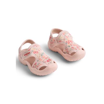 Sandale WHEAT "WHEAT Sandal Bani", Mädchen, Gr. 30, rosa (powder flowers and seashells), Synthetik, Schuhe Sandale