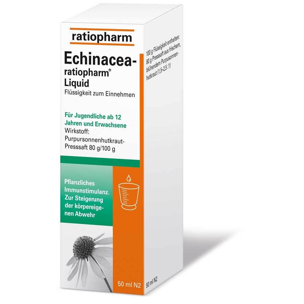 Echinacea-Ratiopharm Liquid 50 ml Lösung zum Einnehmen