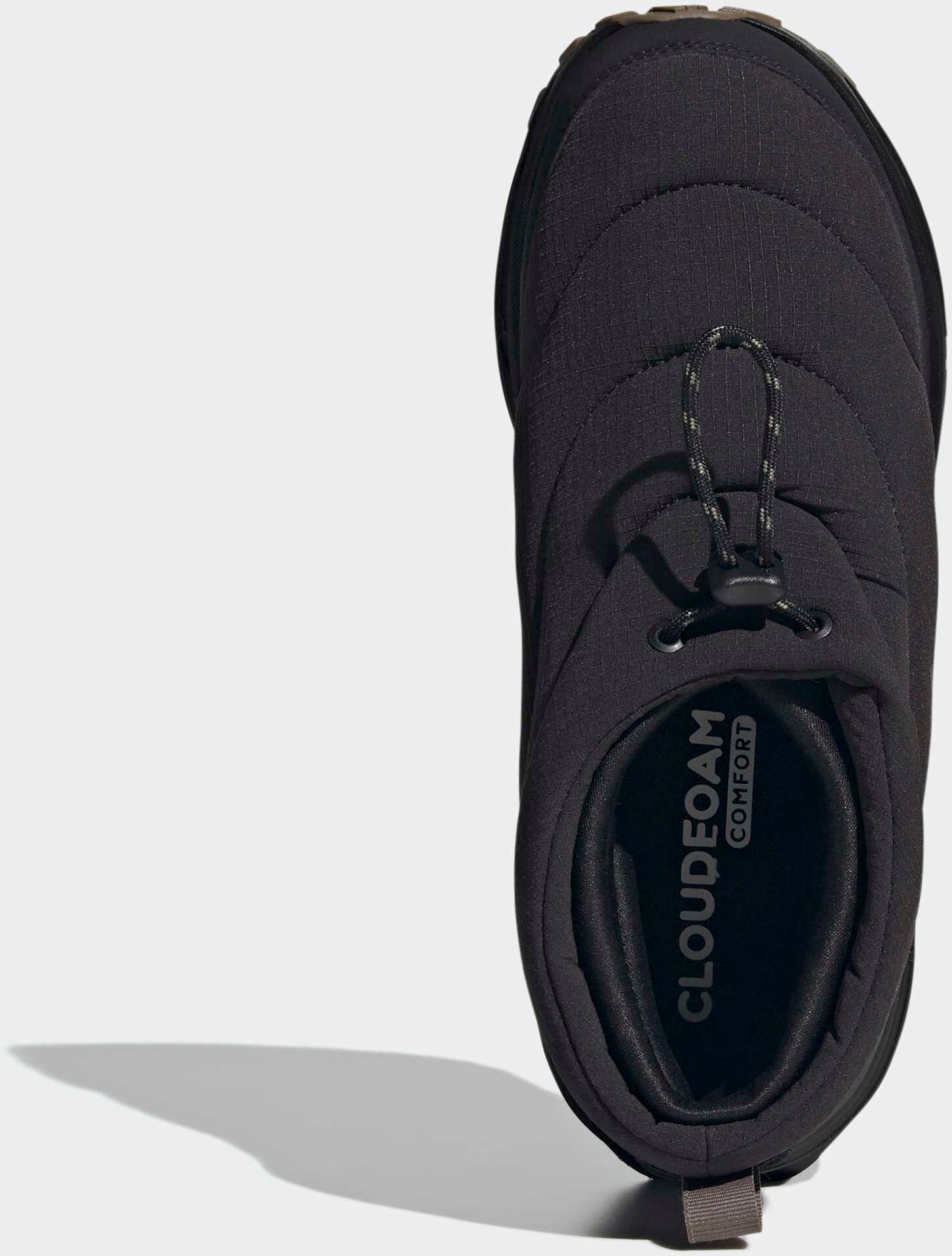 Winterboots ADIDAS SPORTSWEAR "ASTRASTAR BOOT", Damen, Gr. 43, schwarz (core schwarz, carbon, khaki six), Leder, Synthetik, Textil, Schuhe Winterboots