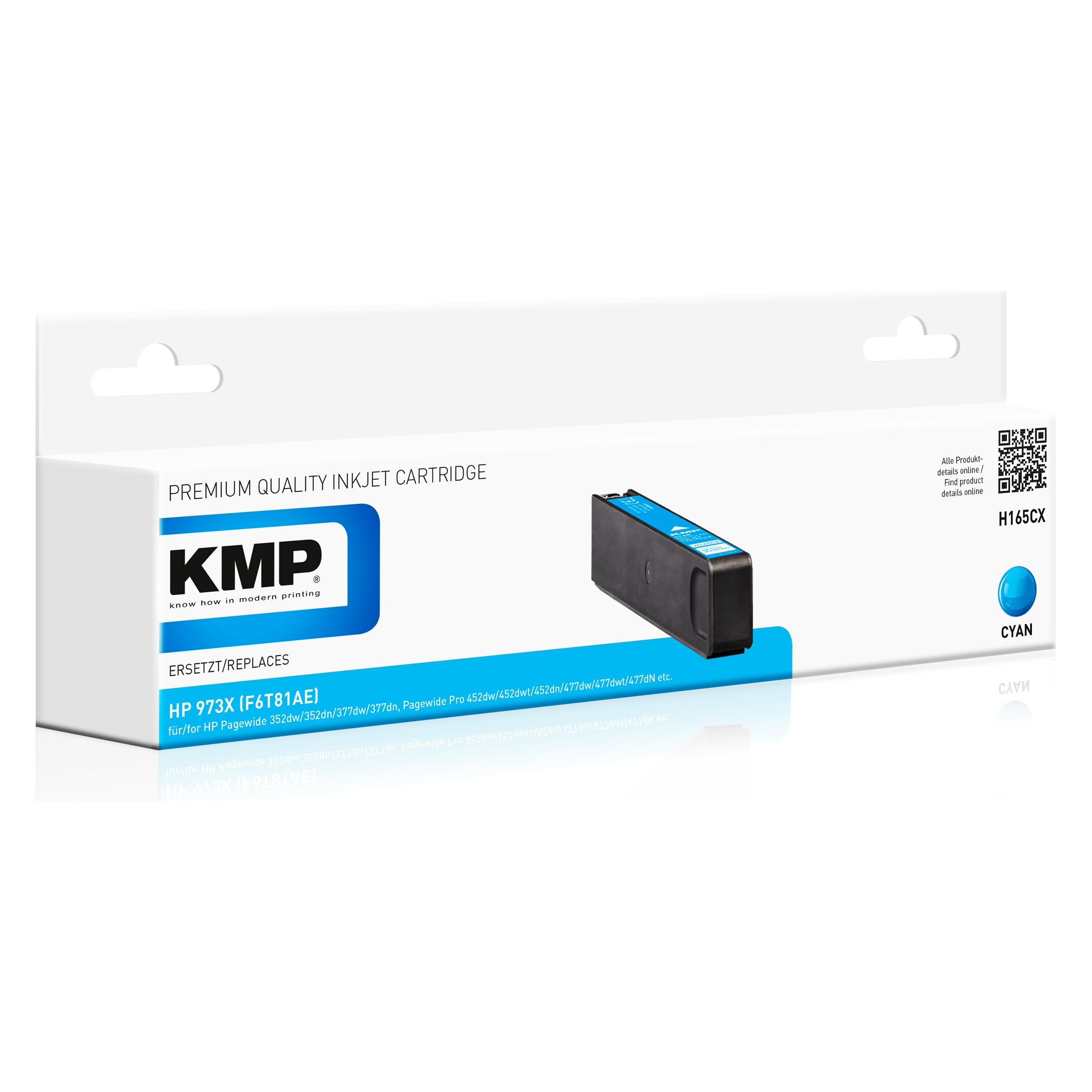 KMP H165CX  - Cyan - HP - HP PageWide Pro 450 Series - HP PageWide Pro 4 (C) (1753,4003)