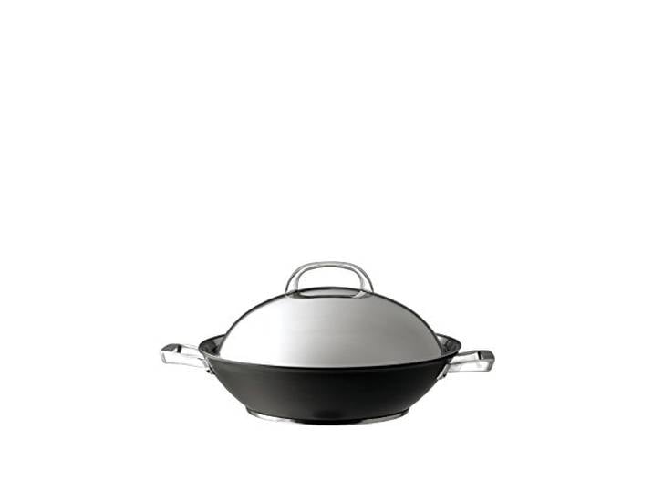 Circulon Infinite Wokpfanne Induktion 36 cm - Wokpfanne Mit Deckel und Griffen aus Edelstahl - Antihaftbeschichtet - Spülmaschinenfest - Hartanodisiertes Aluminium Kochgeschirr, Schwarz