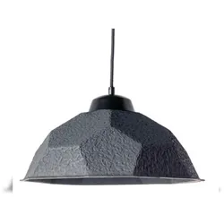 Stones Egg - Pendelleuchte aus schwarzem Recyclingkarton