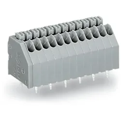 Wago 250-1419 Leiterplattenklemme,Drücker,0,5 mm2,grau 2501419  - 20 Stück