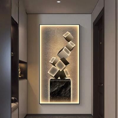 Uplift Essentials Modern Creative Mural Wall Lamp Artistic LED Decoration For Living Room & Staircase style B s