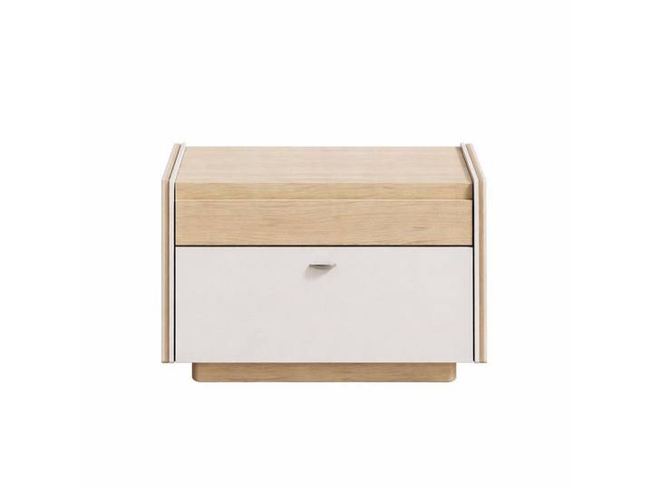 JVmoebel Nachttisch Eleganter Nachttisch mit Holzrahmen und minimalistischer Struktur, Made in Europa